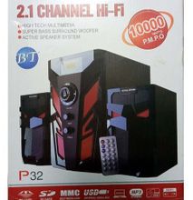 Royal Sound P32 - 10000W SUB WOOFER,USB,SD,FM,2.1CH-BLACK